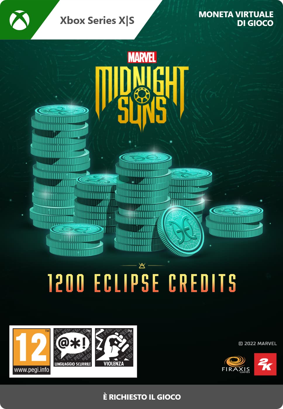 Marvel's Midnight Suns - 1,200 Eclipse Credits for Xbox Series X|S | Digital Download Code | Enhance Your Gaming Experience