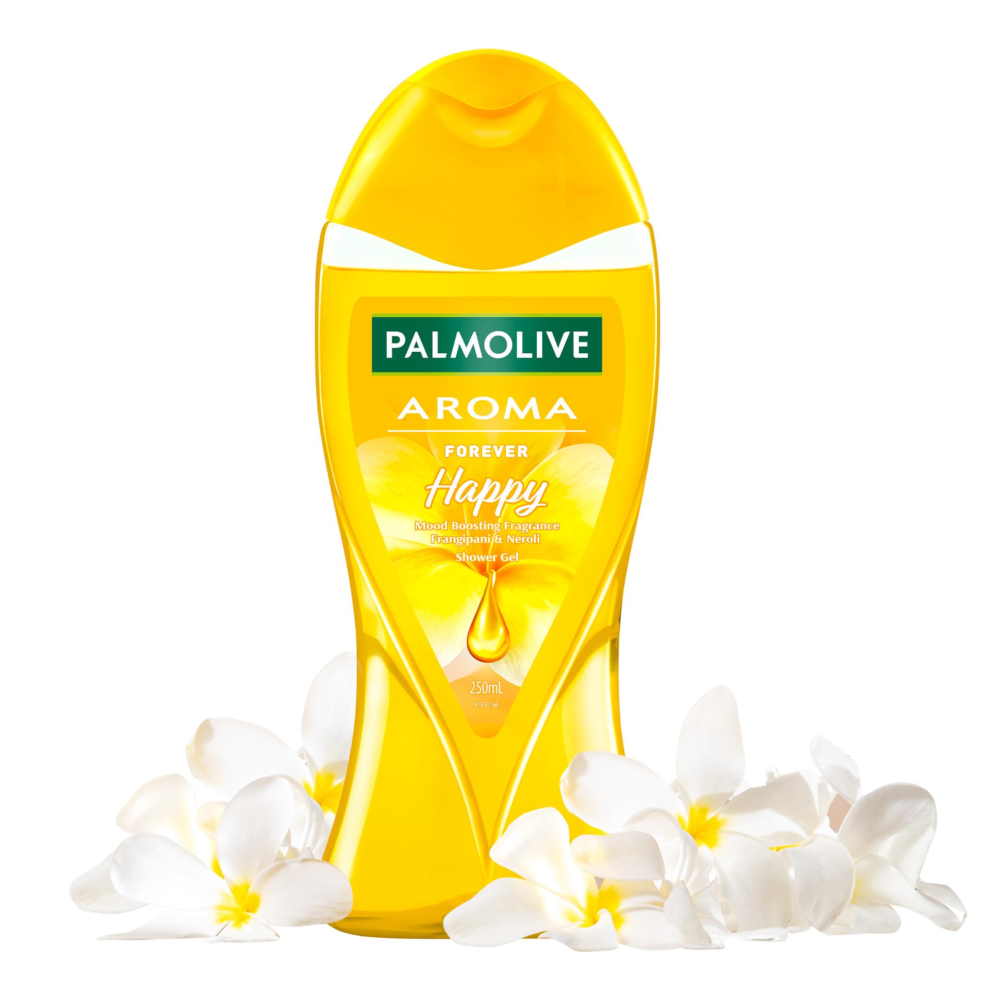Palmolive Frangipani & Neroli Aroma Forever Happy Body Wash for Women & Men - Mood Boosting Shower Gel with Natural Moisturizers for Soft Skin | Paraben & Silicone Free, pH Balanced | 250ml | Perfect for Daily Shower & Relaxing Bath Time
