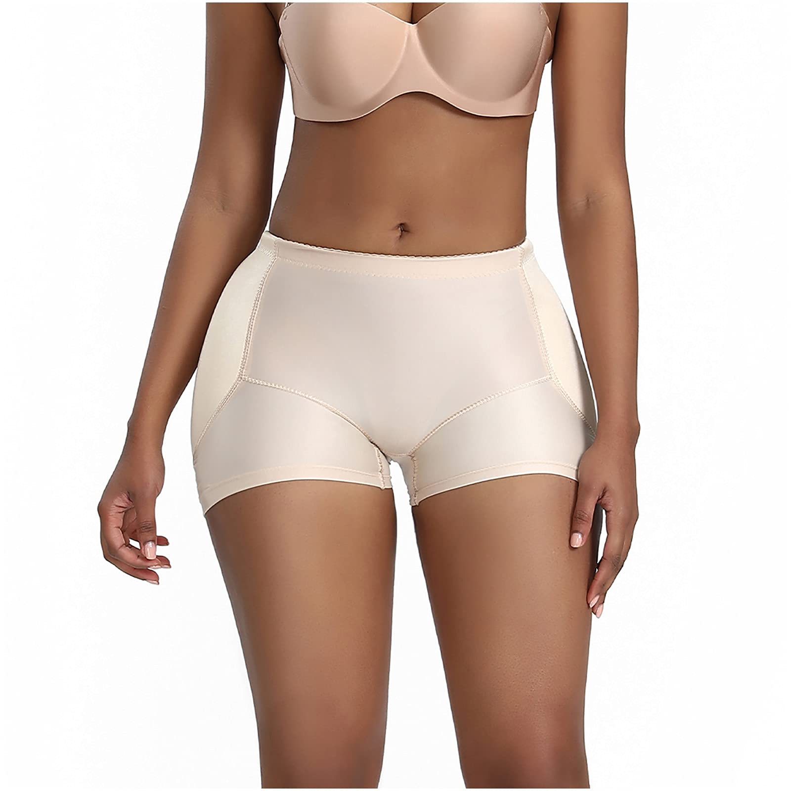 Seamless Shapewear Panties for Women - Padded Butt Lifter & Hip Enhancer Underwear with Removable Pads | Comfortable Shaper Shorts for Everyday Wear, Special Occasions & Body Shaping
