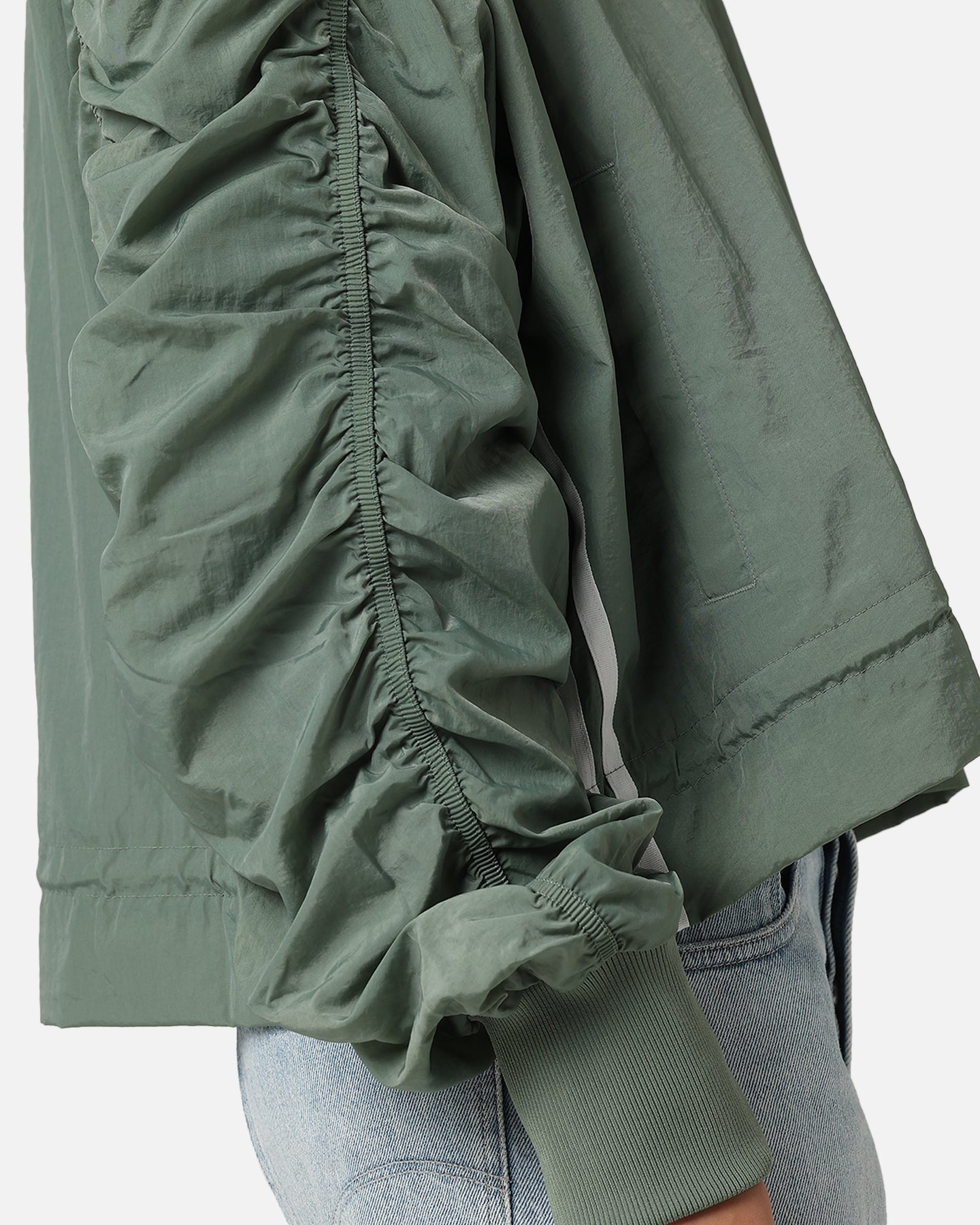 Adidas Women's Lightweight Bomber Jacket - Trace Green | Windproof Spring Jacket for Running, Travel & Outdoor Activities