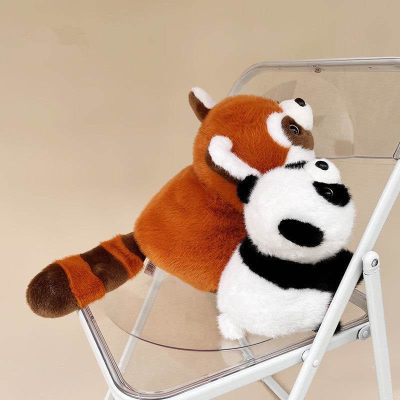 Reversible Panda Plush Toy - Cute Flip Stuffed Animal for Kids, Soft & Huggable Panda Bear - Perfect for Bedroom Decor, Gift, and Cuddling