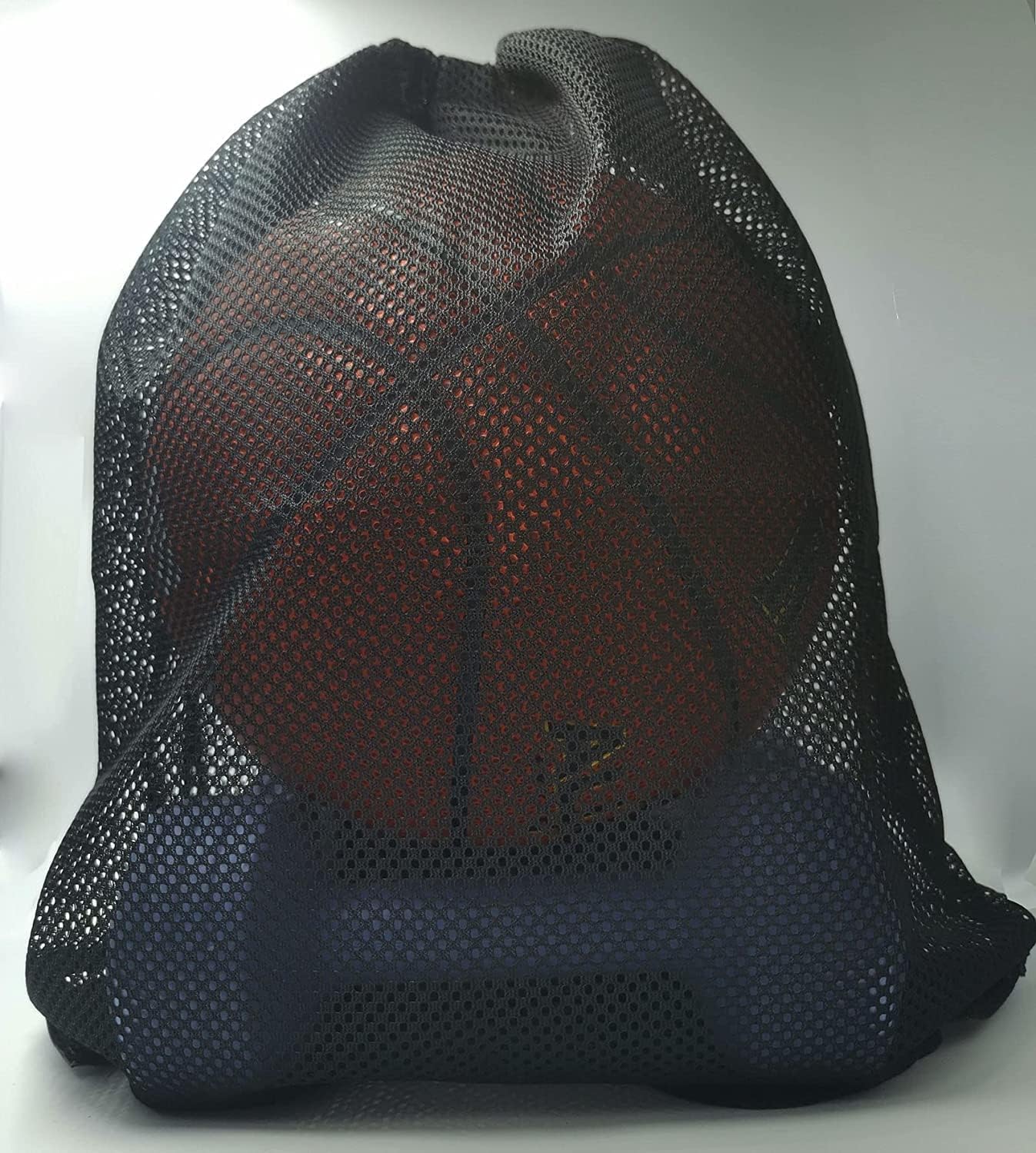 TBONTBY 3-Pack Drawstring Backpack Bags - 15 x 17.7 Inch Nylon Mesh Sports Gym Bags for Basketball, Soccer, Tennis Equipment & Gear Storage - Perfect for School, Travel & Workout Organization