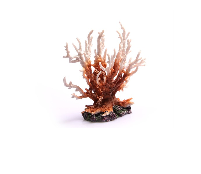 Aqua One Gorgonian Coral - 17 x 8 x 15cm Realistic Artificial Coral Reef Decor for Saltwater Aquarium | Perfect for Marine Tank, Fish Tank, and Ocean-Themed Home Decor