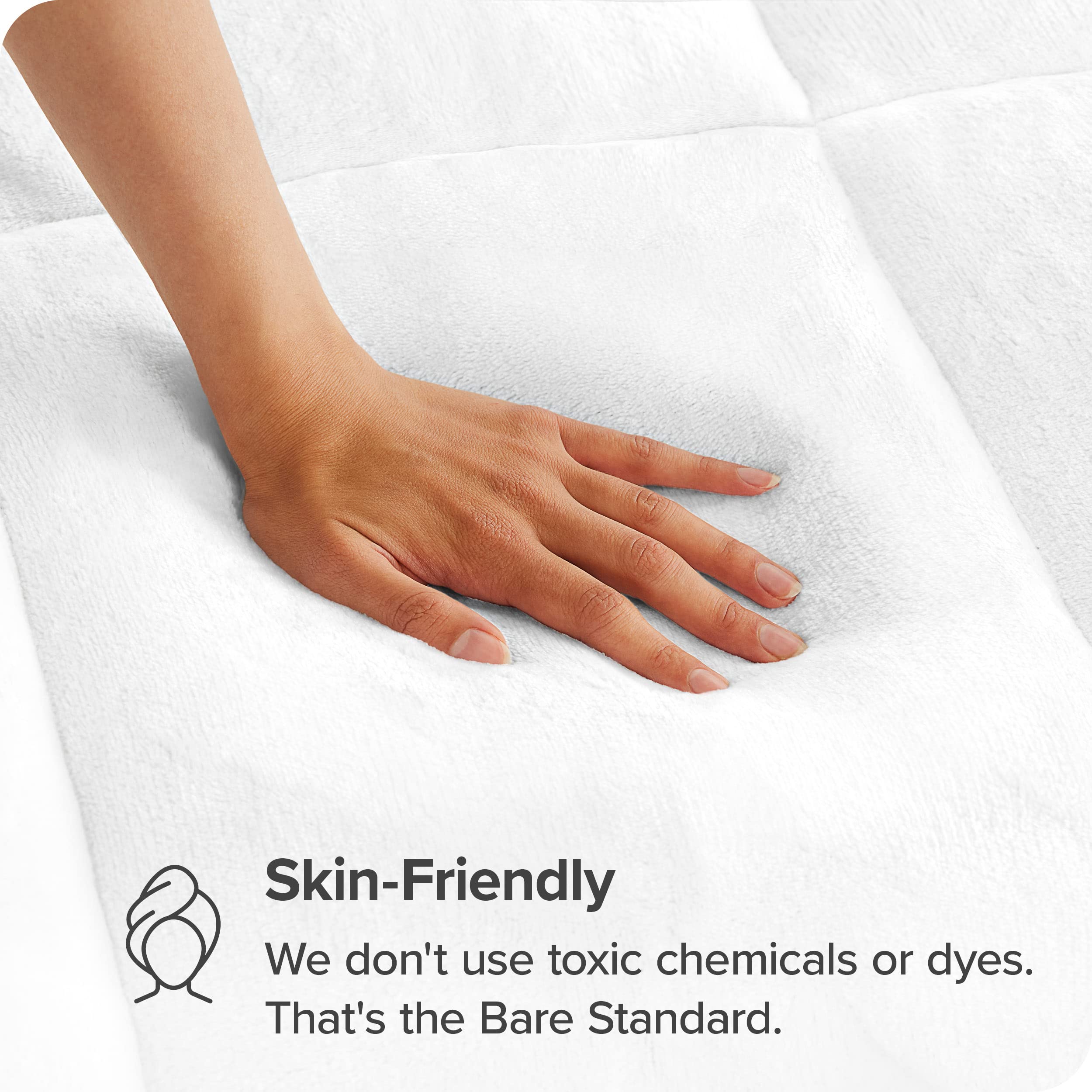 Bare Home King Size Cooling Mattress Pad - Reversible Pillow Top, Soft & Breathable Mattress Topper for Deep Pockets (8