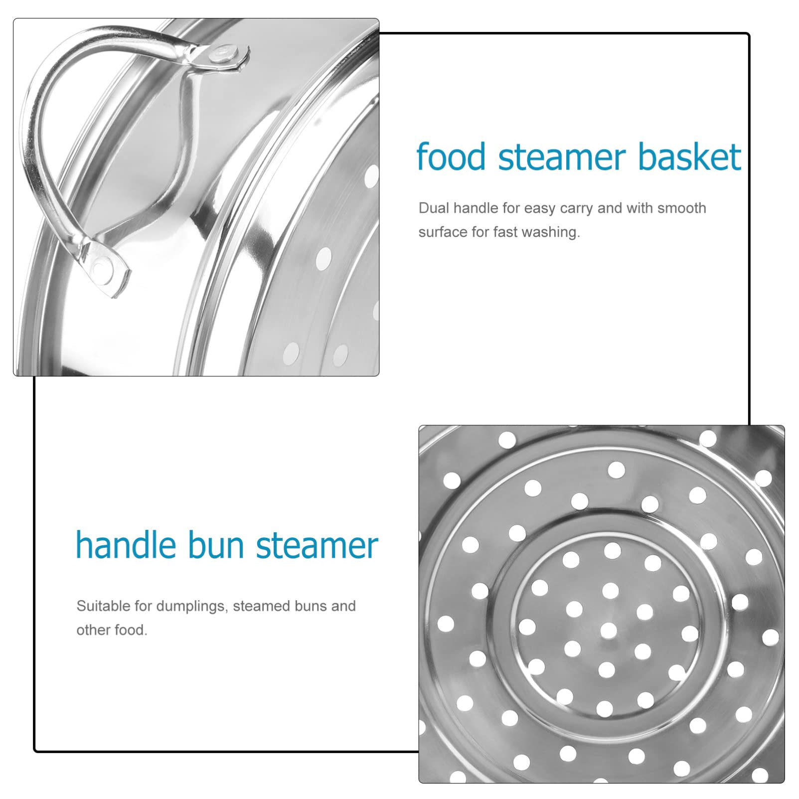 Stainless Steel Vegetable Steamer Basket - Pasta & Egg Steamer Insert for Cooking, Healthy Food Steaming Rack - Perfect for Kitchen, Baby Food Prep & Healthy Meals