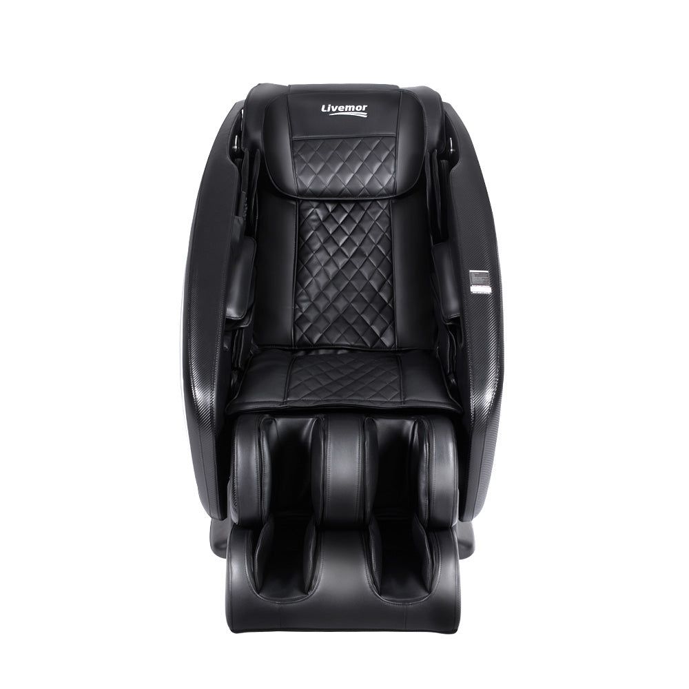 Livemor 3D Massage Chair with Electric Recliner - Full Body Shiatsu Massager for Home & Office Relaxation - Perfect for Stress Relief, Back Pain, and Muscle Recovery