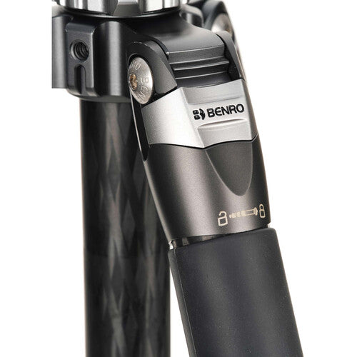 Benro Kingpod CF 2 Series 4-Section Carbon Fiber Tripod with FS36PRO Hybrid Head - Professional Photography & Videography Support for Outdoor Shooting
