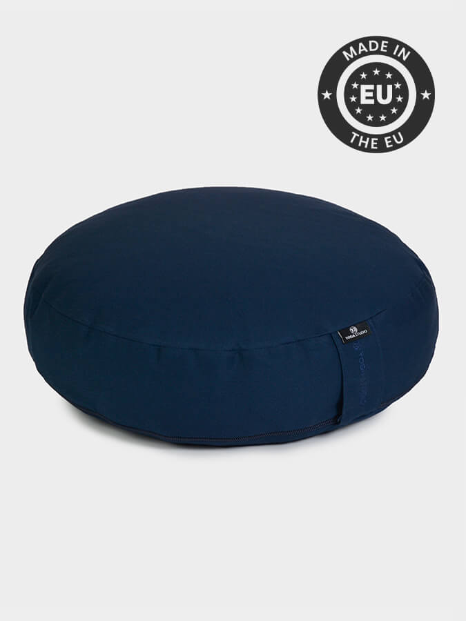 Organic Buckwheat Meditation Cushion for Yoga & Zen Practice - Comfortable Zafu Pillow for Home Studio, Meditation, and Mindfulness - Perfect for Stress Relief & Relaxation