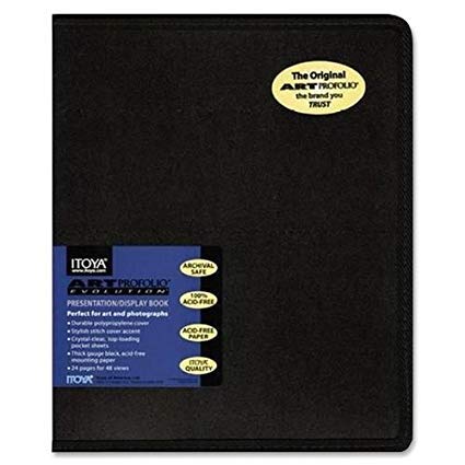 Itoya Art ProFolio Evolution Presentation Display Book - 11 x 17 Inches Portrait - Professional Art Portfolio for Artists, Designers & Photographers - Perfect for Interviews, Exhibitions & Client Presentations