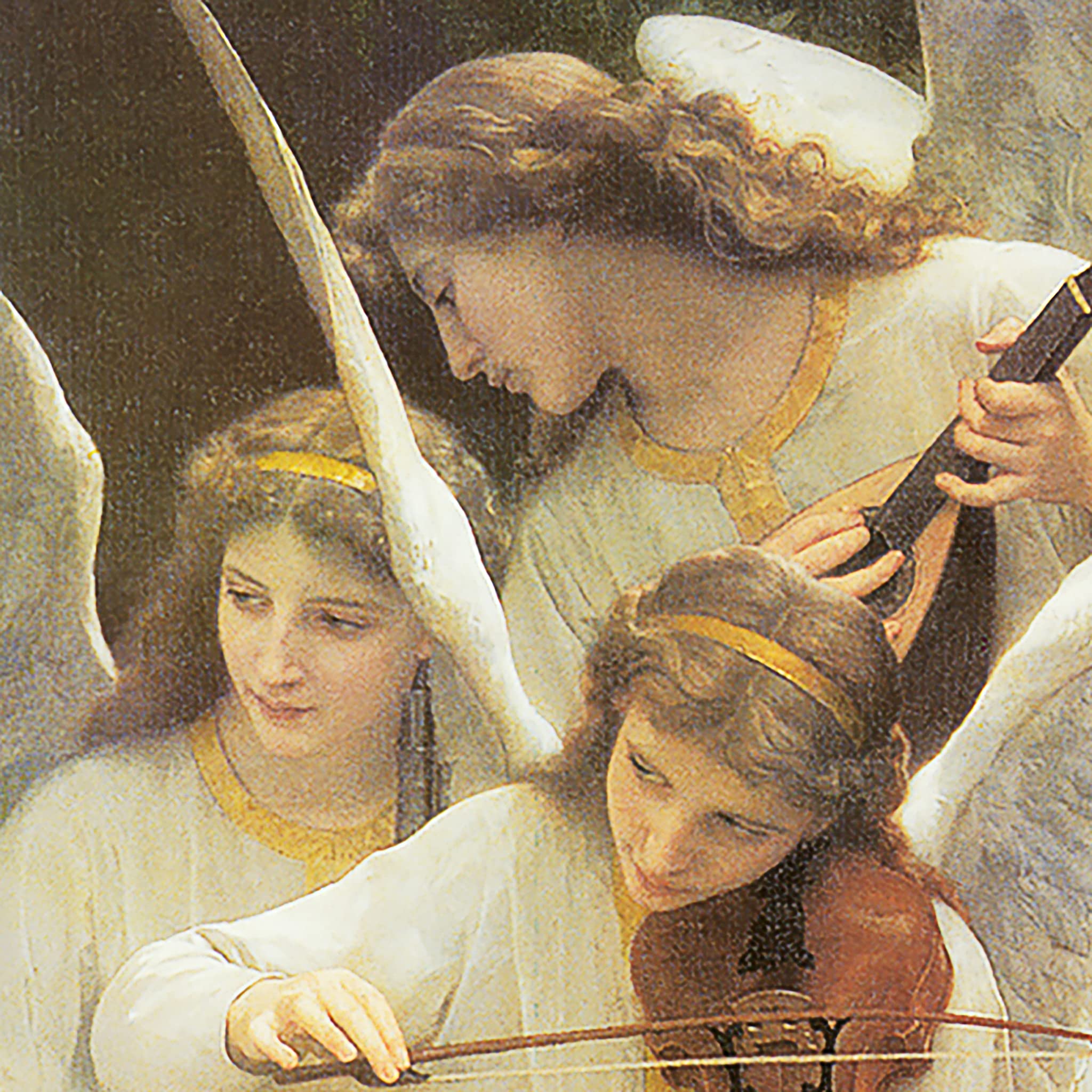 Design Toscano Song of the Angels Classic Art Reproduction - Medium Size Wall Decor for Living Room, Bedroom & Office