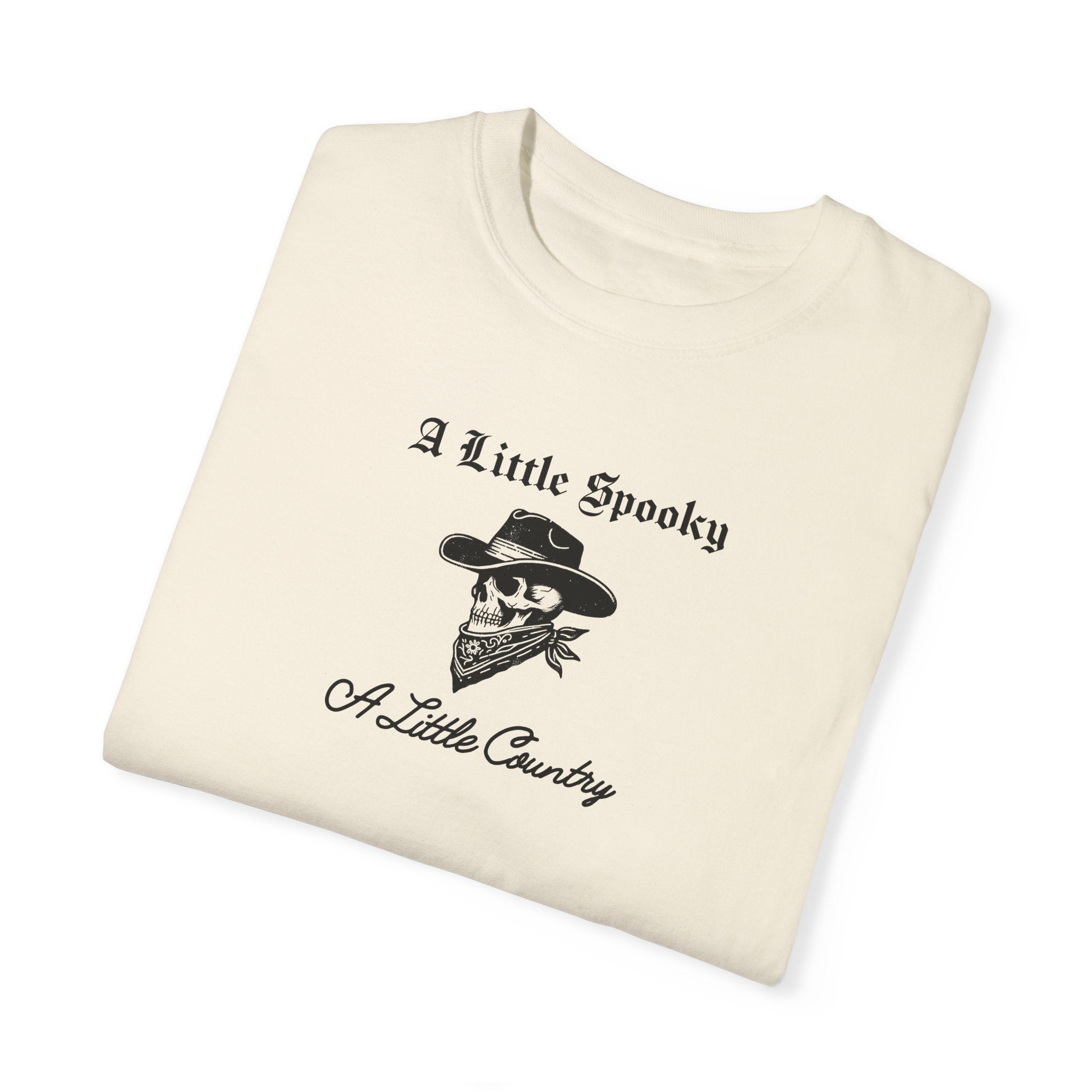 Little Spooky Little Country T-Shirt - Cute Halloween Graphic Tee for Women & Men - Perfect for Halloween Parties, Country Concerts & Casual Wear
