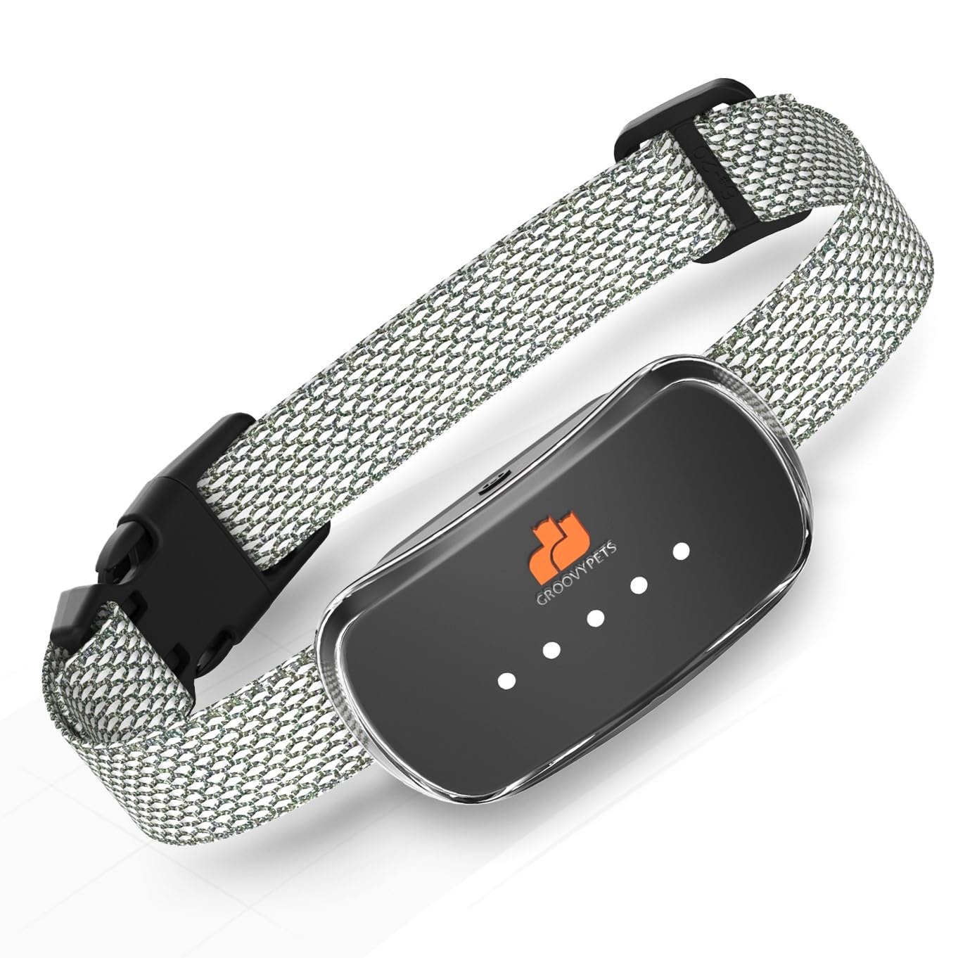 Smart Automatic Anti-Bark Dog Collar - Waterproof Rechargeable Bark Control Collar for Small & Large Dogs - Training Collar for Excessive Barking (Black) - Perfect for Home, Yard & Travel Use