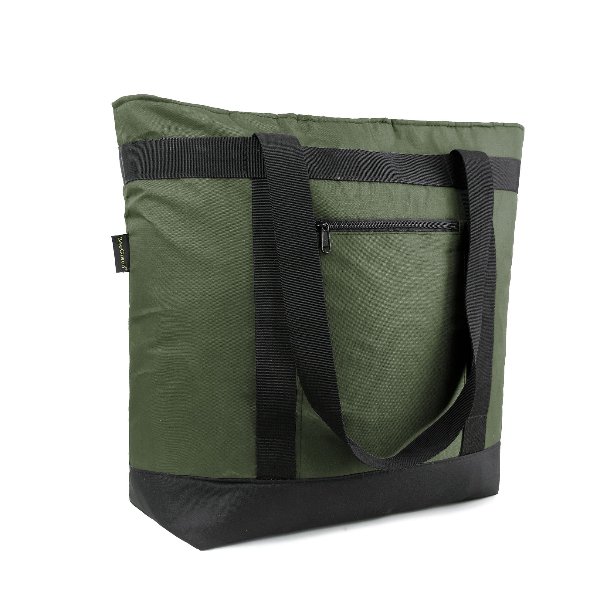 BeeGreen Insulated Cooler Bag - Leakproof Freezer Tote for Groceries, Picnics & Food Delivery | Thermal Lunch Bag for Work, Beach & Outdoor Activities