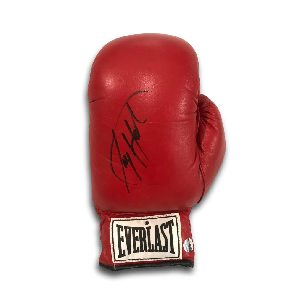 Larry Holmes Autographed Everlast Boxing Glove with COA - Limited Edition Collectible for Boxing Fans - Perfect for Sports Memorabilia Displays, Man Cave Decor, and Gift for Boxing Enthusiasts