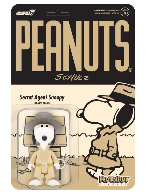 Secret Agent Snoopy Action Figure - Peanuts Collectible Toy for Fans & Decor - Perfect for Display, Gifts, and Comic Conventions