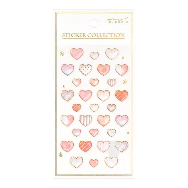 Midori DESIGNPHIL Premium Resin Stickers Collection - Waterproof, Durable Decals for Laptops, Water Bottles, Journals & DIY Crafts - Aesthetic Vinyl Stickers for Scrapbooking, Planners & Home Decor