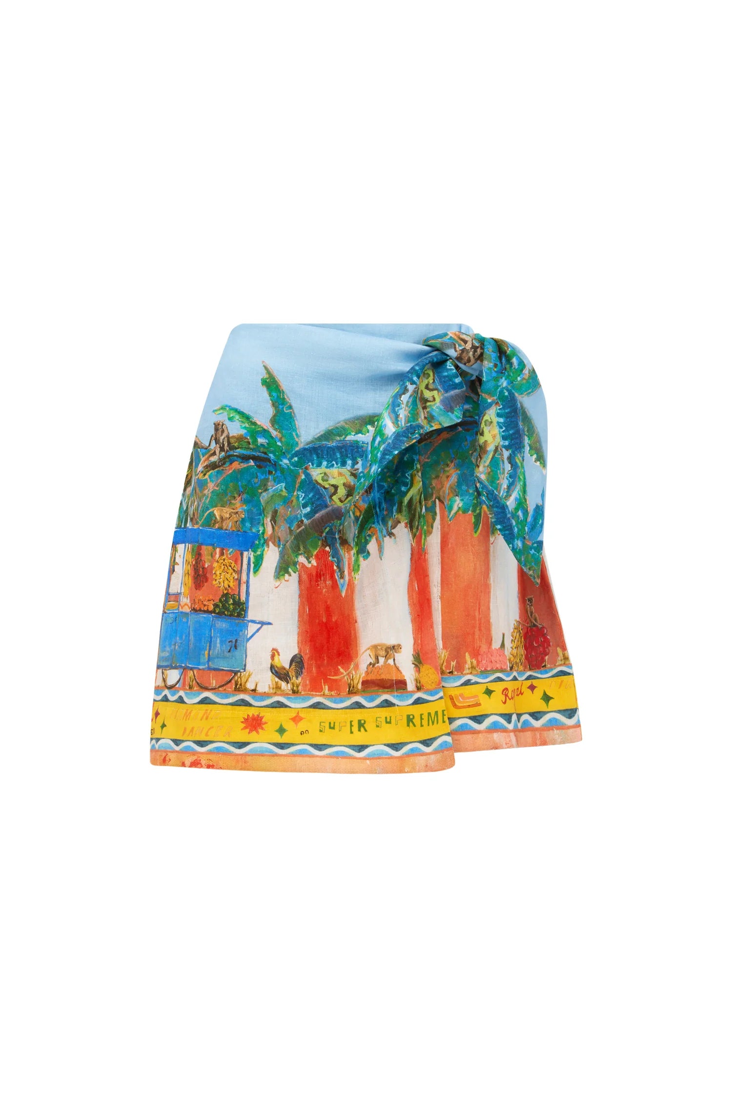 ALL ABOARD SKIRT - Women's Fashion Flowy Midi Skirt with Elastic Waist | Perfect for Casual Wear, Office Outfits & Summer Vacations