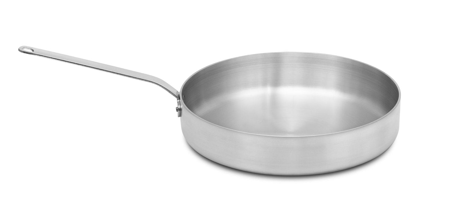 Vollrath TriVent 7.5 Quart Aluminum Sauté Pan - Professional Grade Cookware for Restaurants, Catering & Home Chefs - Perfect for Searing, Frying & Sautéing Meats & Vegetables