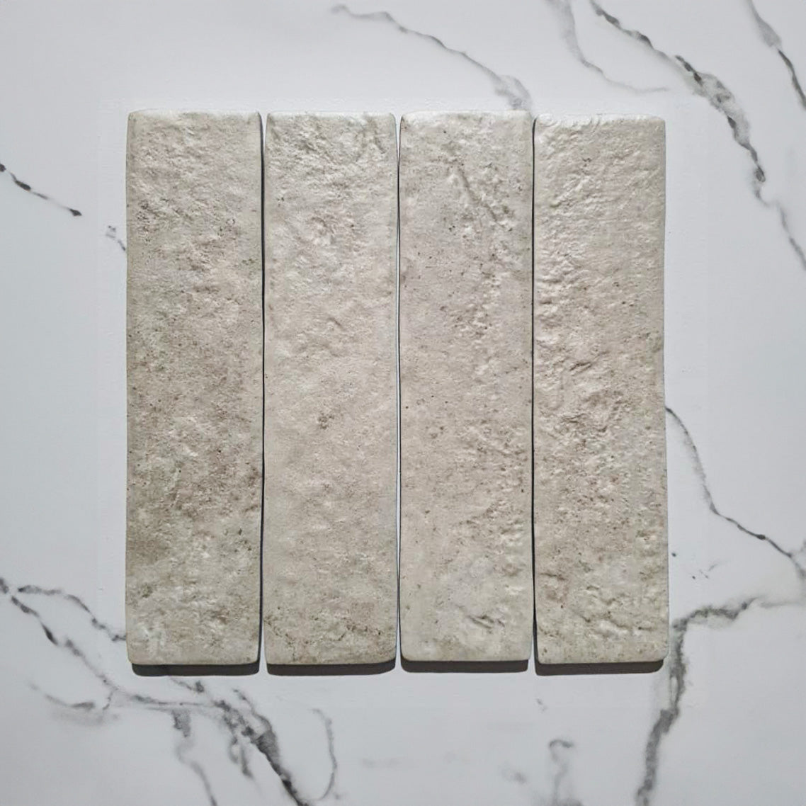 Capri Seashell Grey 60x250 Brick Look Subway Tile - Premium Ceramic Wall & Backsplash Tiles for Kitchen, Bathroom & Home Decor