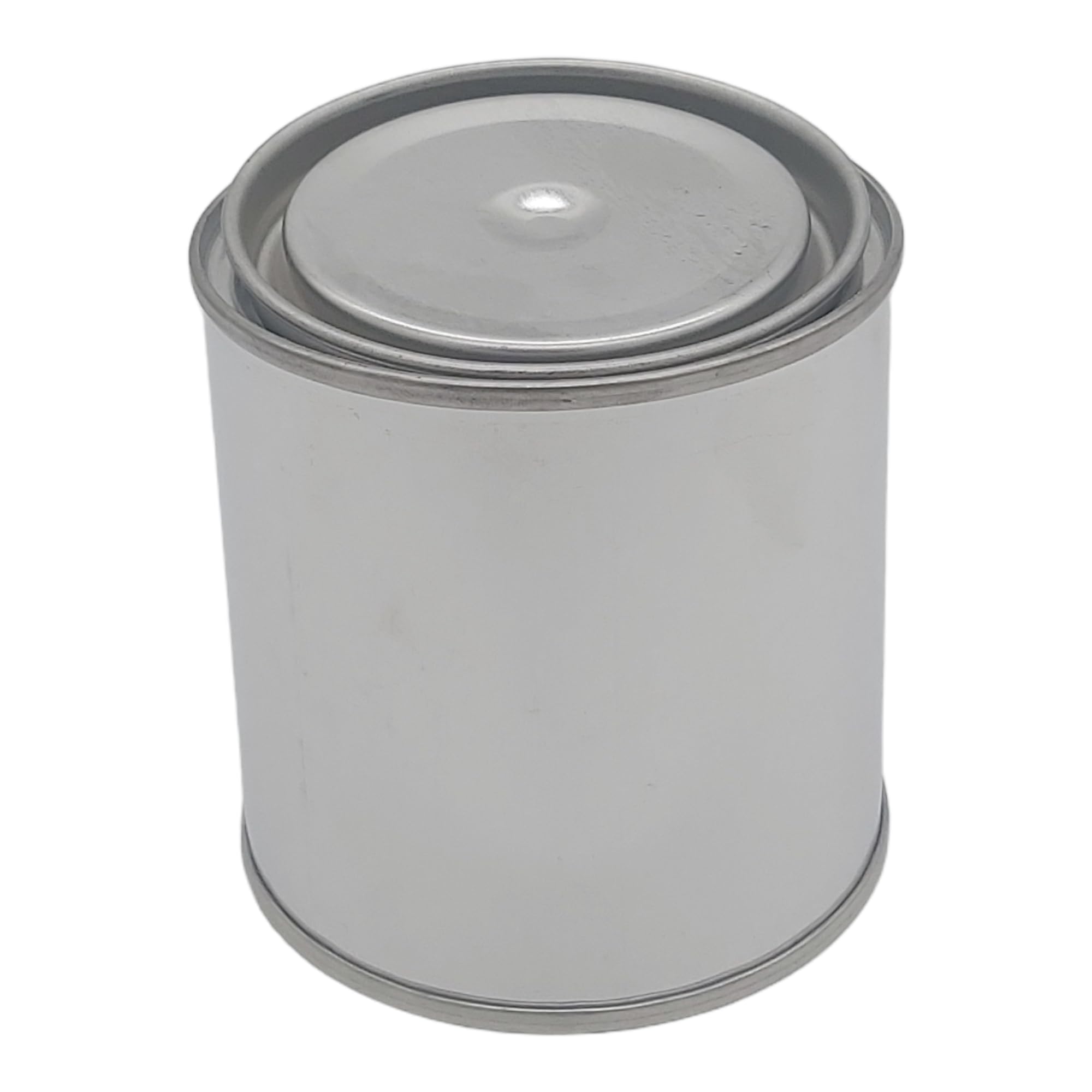 1/2 Pint Metal Paint Cans with Lids - 1-Cup Capacity Empty Unlined Half Pint Paint Pails for DIY, Art & Craft Projects (Pack of 48) - Perfect for Paint Storage, Small Hardware Organizing & Creative Workshop Supplies