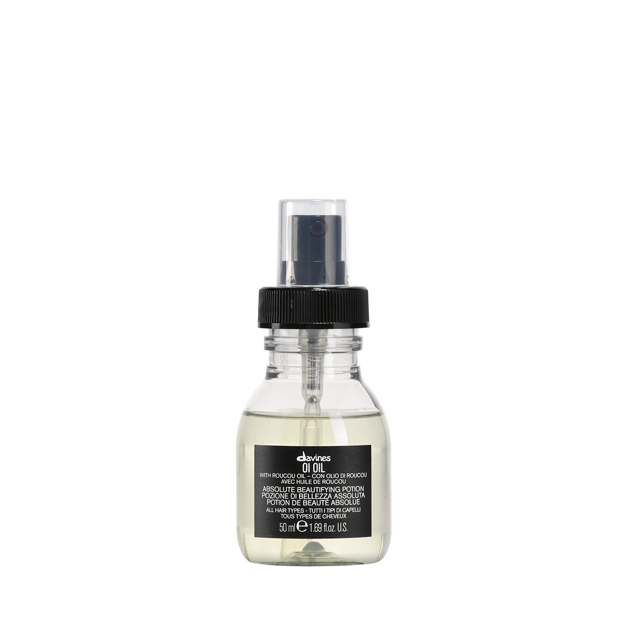 Davines OI Oil - Lightweight Hair Oil for Dry, Coarse & Curly Hair | Anti-Frizz Treatment for Soft, Shiny Hair | Perfect for Daily Styling & Heat Protection