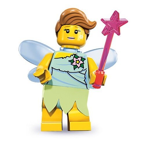 LEGO Minifigures Series 8 Fairy Collectible Toy - Fun Building Blocks for Kids & Adults - Perfect for Playtime, Display & Gift Giving