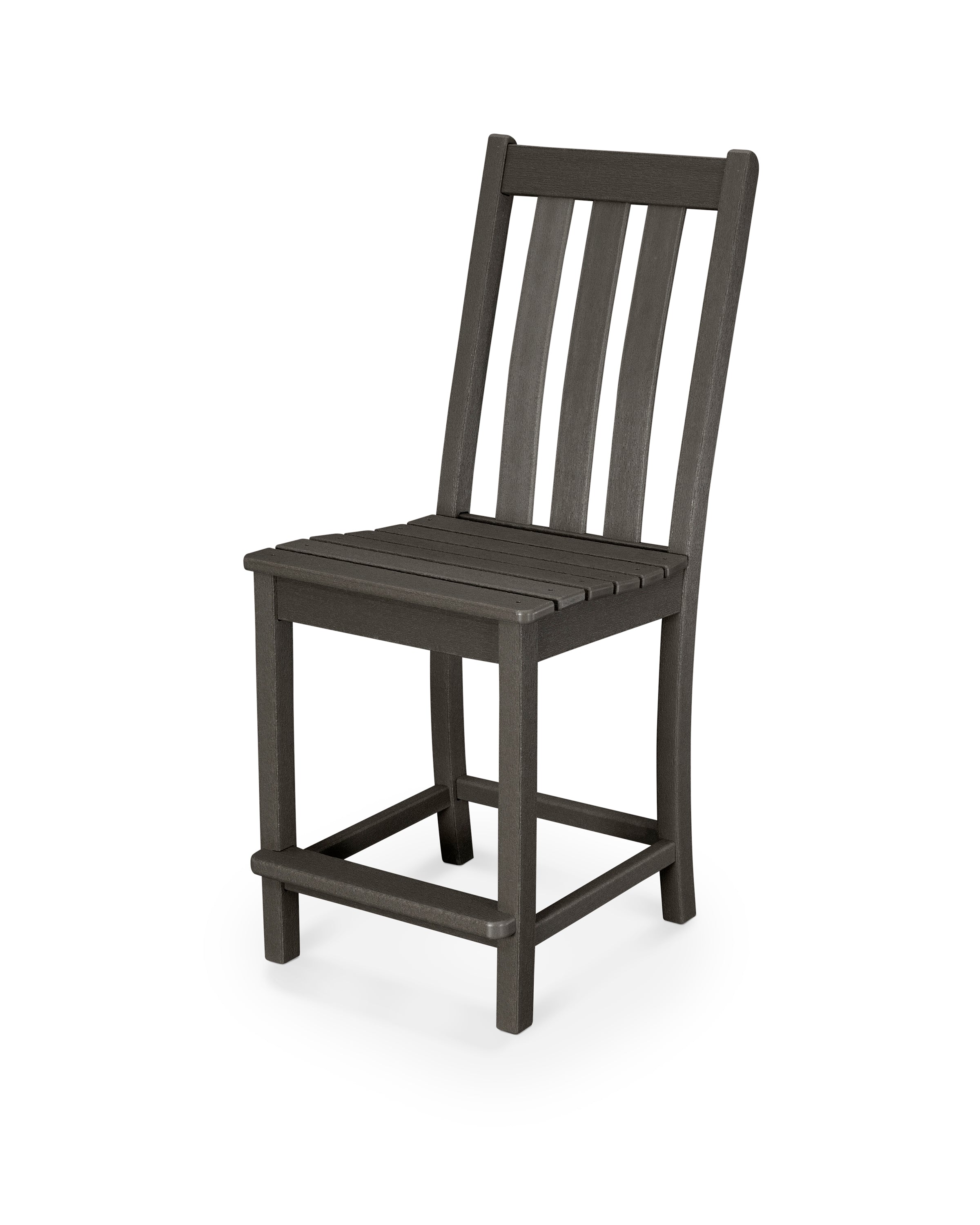 POLYWOOD Vineyard Counter Height Chair - Durable Outdoor Bar Stool for Patio, Deck, or Kitchen - Weather-Resistant & Easy to Clean - Perfect for Entertaining or Relaxing