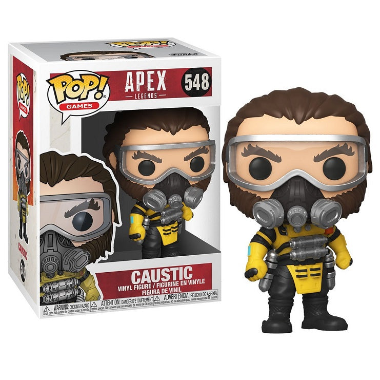 Apex Legends Caustic Pop! Vinyl Figure #528 - Collectible Gaming Merchandise for Display & Gifts