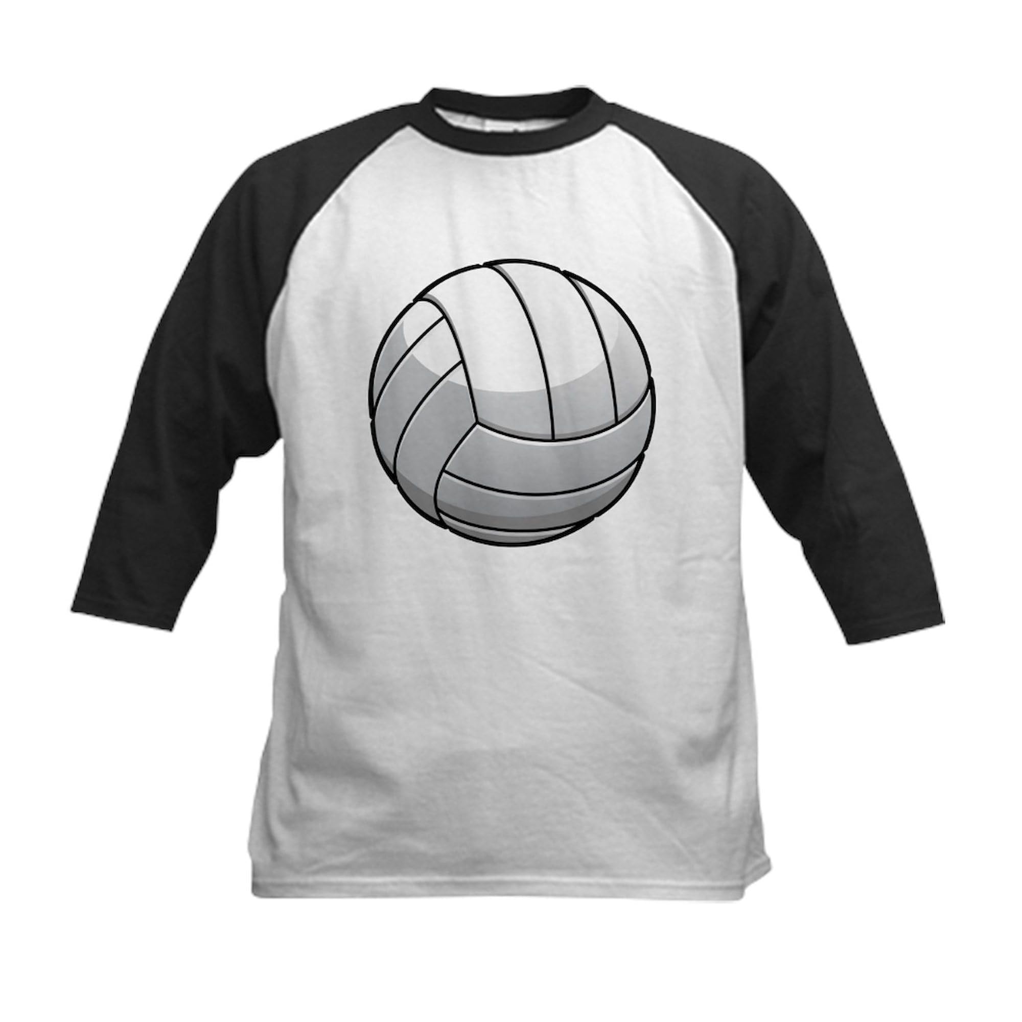 Volleyball & Baseball Jersey for Kids - Soft Cotton 3/4 Raglan Sleeve Shirt | Sports Team Uniform & Casual Wear | Perfect for Games, Practice & Fan Apparel