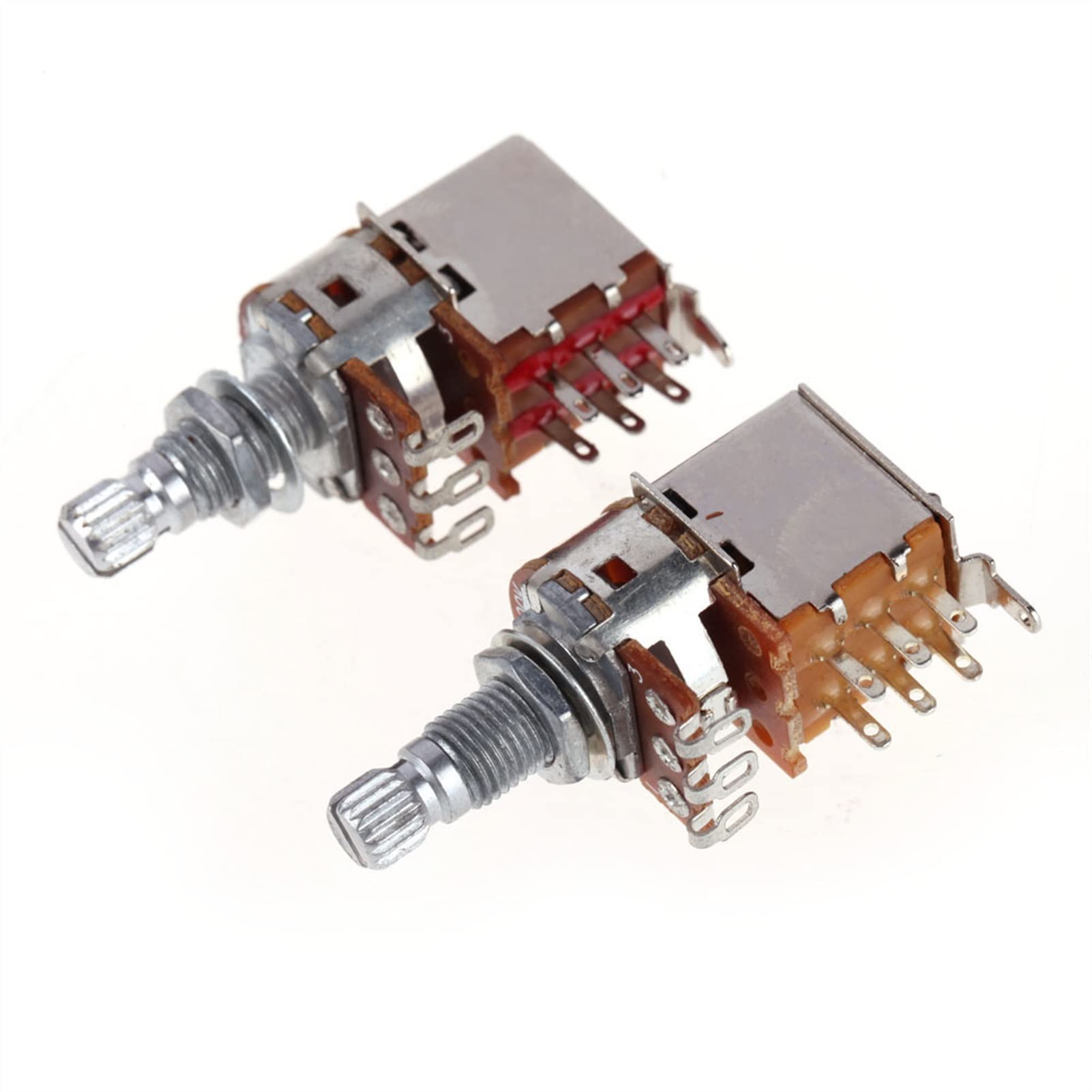 500K Push Pull Potentiometer for Guitar - A500K & B500K Volume/Tone Control - Premium Guitar Parts & Accessories Kit - Perfect for DIY Guitar Repair & Custom Builds