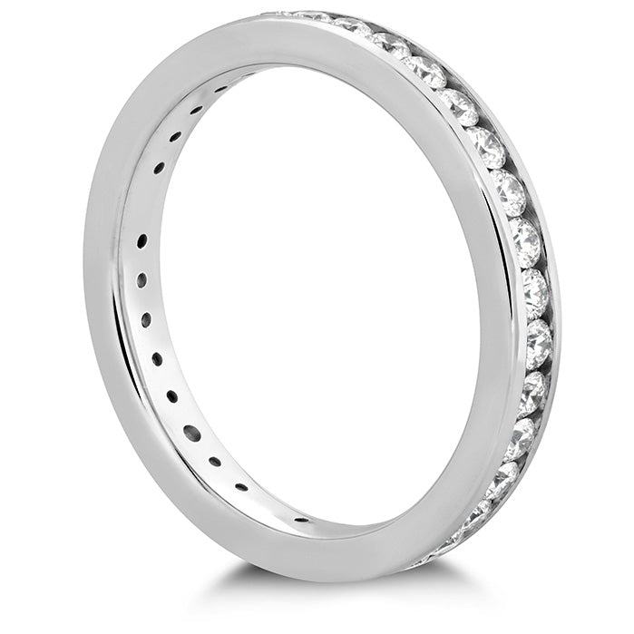 Hearts On Fire Channel Diamond Eternity Wedding Band - 14K White Gold Diamond Ring for Women, Perfect for Anniversary, Engagement & Bridal Jewelry Gifts