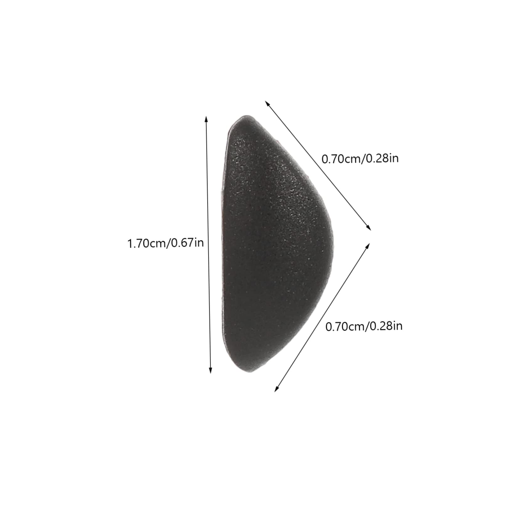 10 Pairs Silicone Nose Pads for Glasses - Soft Comfortable Eyewear Nose Cushions - Replacement Nose Pads for Eyeglass Frames Repair - Perfect for Reading, Computer Use and Daily Wear