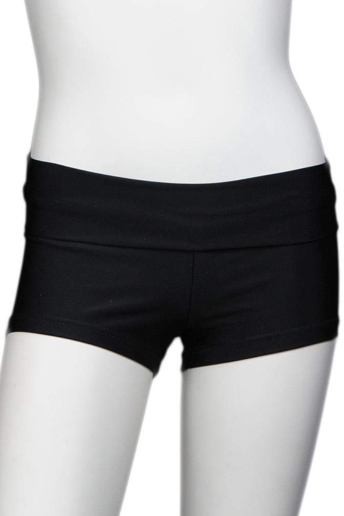 Destira High Waisted Gymnastics Shorts for Girls - Comfortable Stretchy Athletic Shorts for Kids - Perfect for Gymnastics, Dance, Cheerleading & Everyday Play