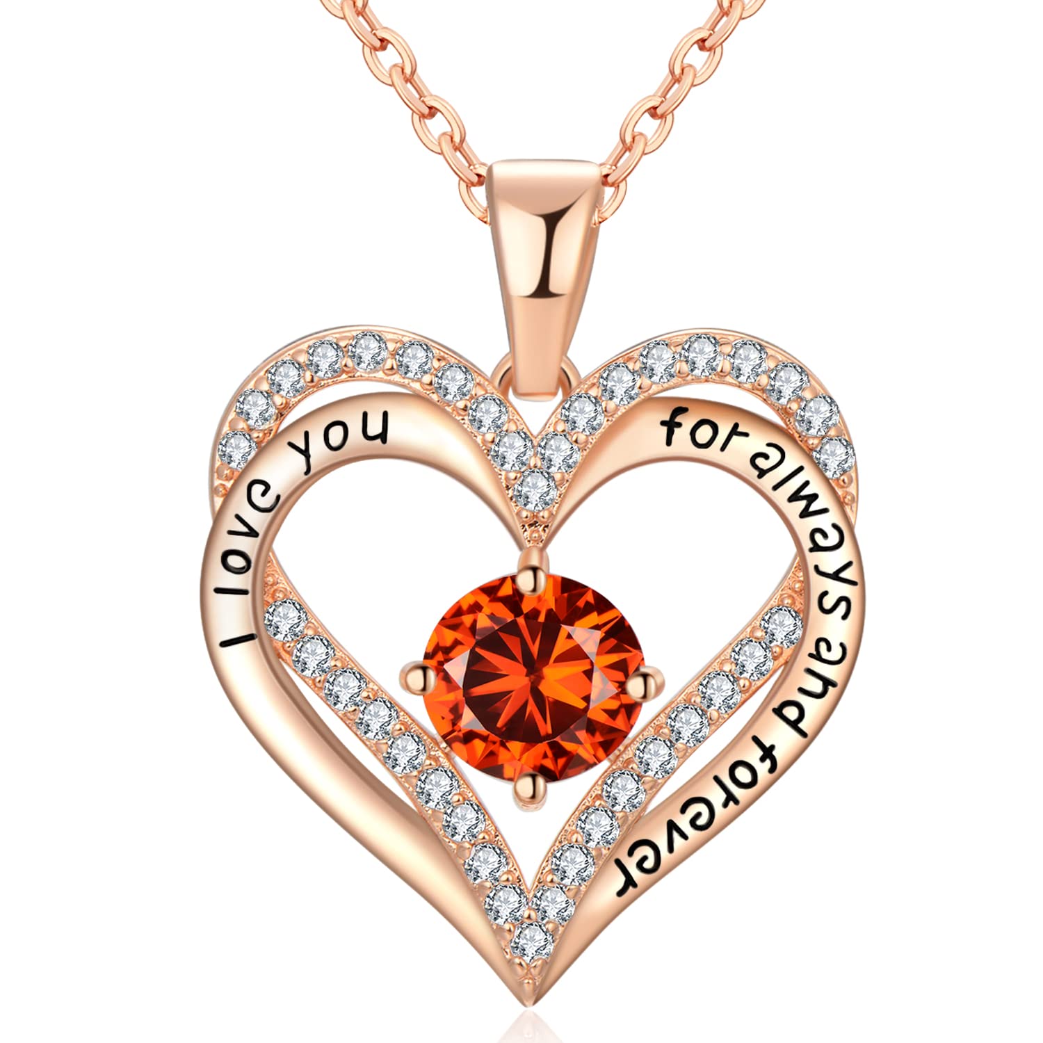 18K Rose Gold Necklaces for Women - Elegant Birthday Gifts for Wife, Girlfriend, Daughter | Perfect for Anniversary, Mother's Day, Christmas & Valentine's Day | Everyday Wear & Special Occasions
