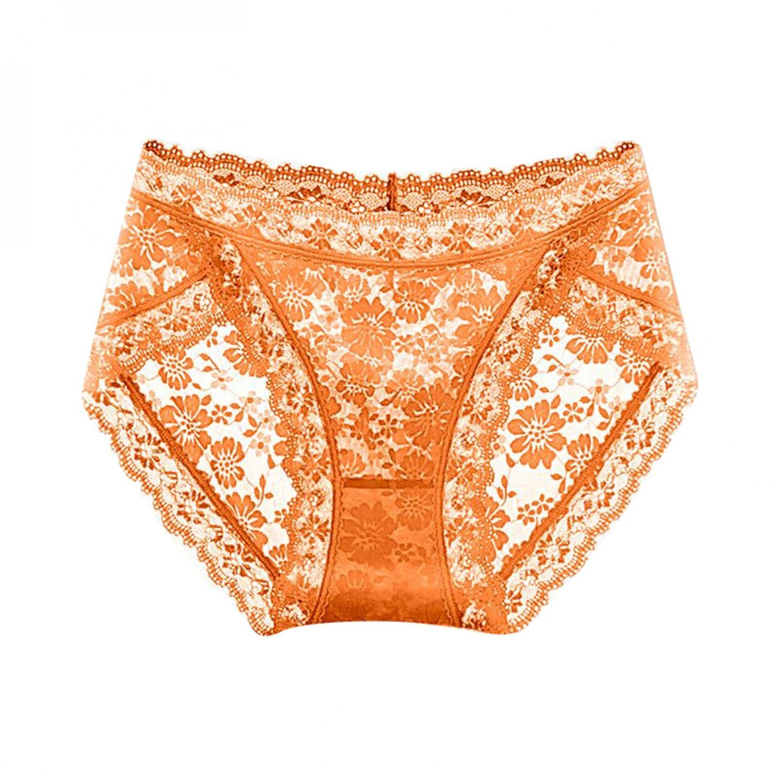 Sexy Lace Briefs for Women - Breathable Low Waist Underwear with Hollow Design | Comfortable Lingerie Panties by LURUA | Perfect for Date Night, Bridal Shower & Everyday Wear