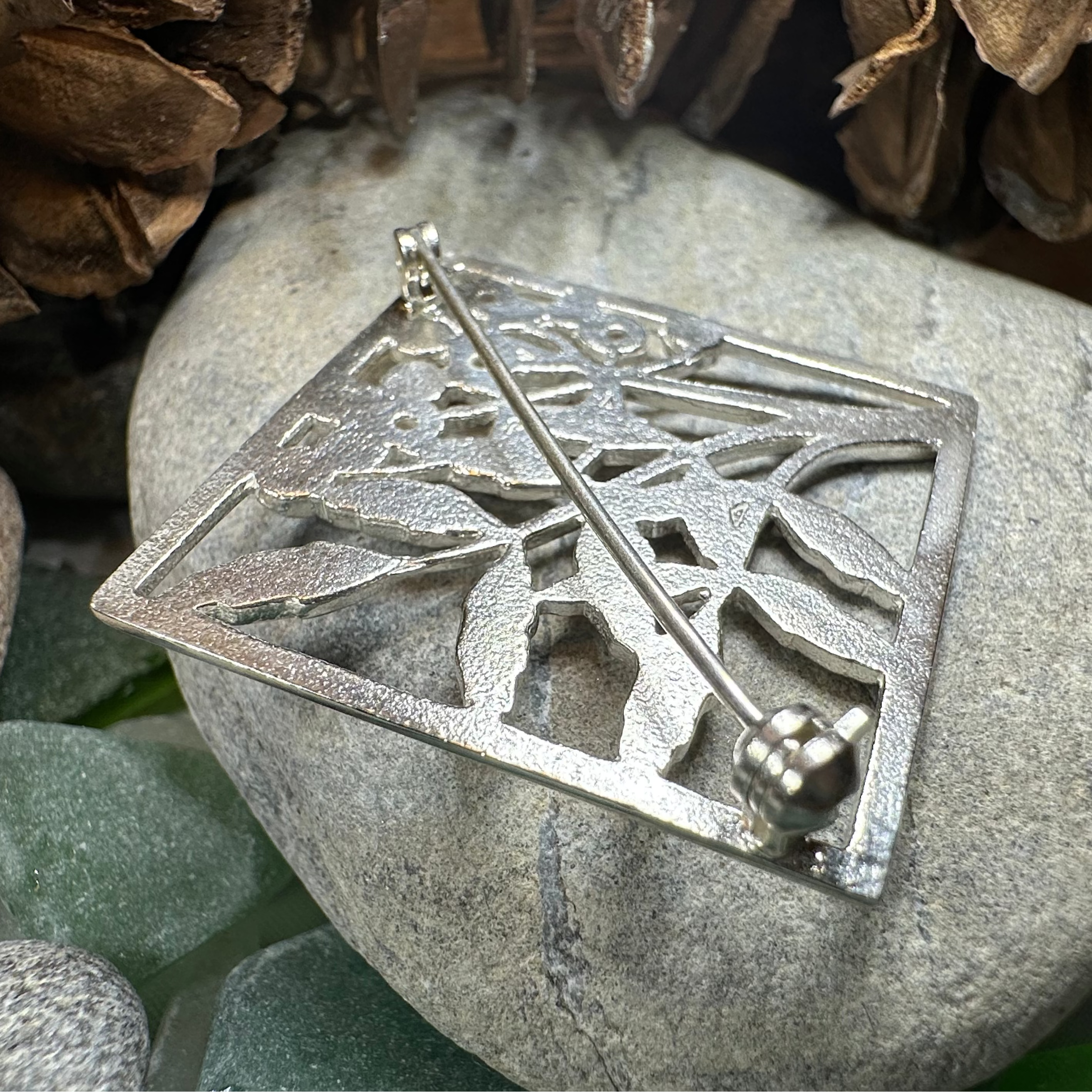 Rowan Tree of Life Brooch - Sterling Silver Celtic Jewelry for Women - Perfect for Weddings, Anniversaries & Spiritual Gifts