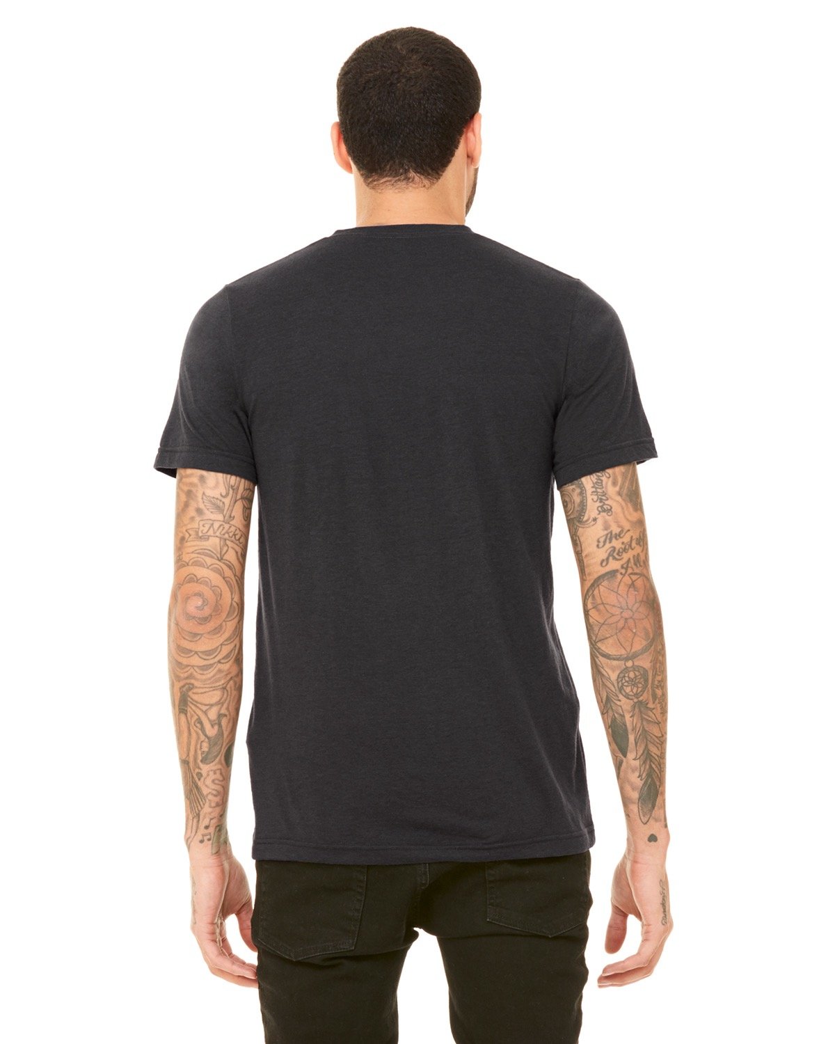 Bella + Canvas 3415C Unisex Triblend V-Neck T-Shirt - Soft Comfort Fit for Men & Women - Perfect for Casual Wear, Gym, and Everyday Outfits