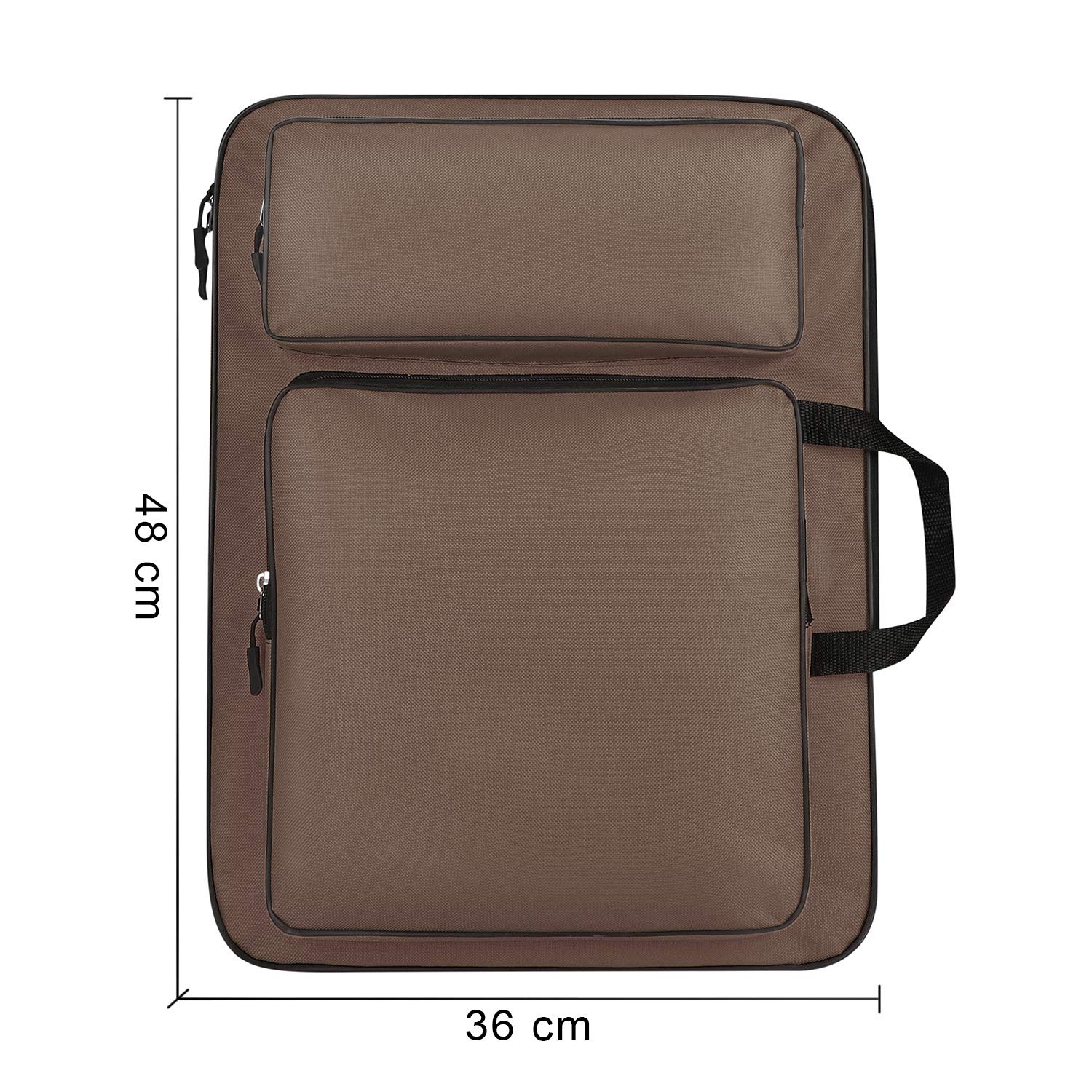 Ibluelover A3 Art Portfolio Case - Waterproof Artist Tote Bag for Drawing, Painting & Sketching Boards - 18.6x13.9 Inch Large Canvas Storage Bag - Perfect for Art Students, Professional Artists & School Supplies (8K Waterproof Protection)