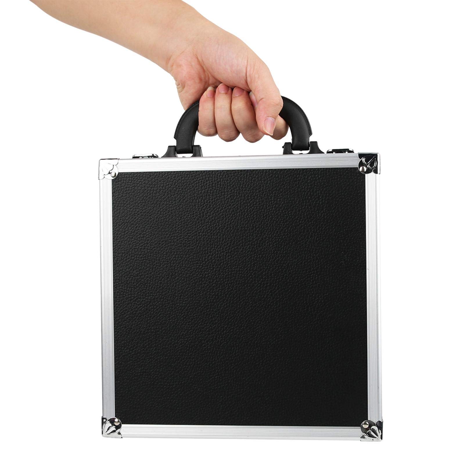 VBestLife 16-Ball Billiard Pool Balls Storage Box - Crystal Clear Carrying Case with Handle for Snooker & Pool Accessories | Perfect for Home Game Rooms, Bars & Pool Halls