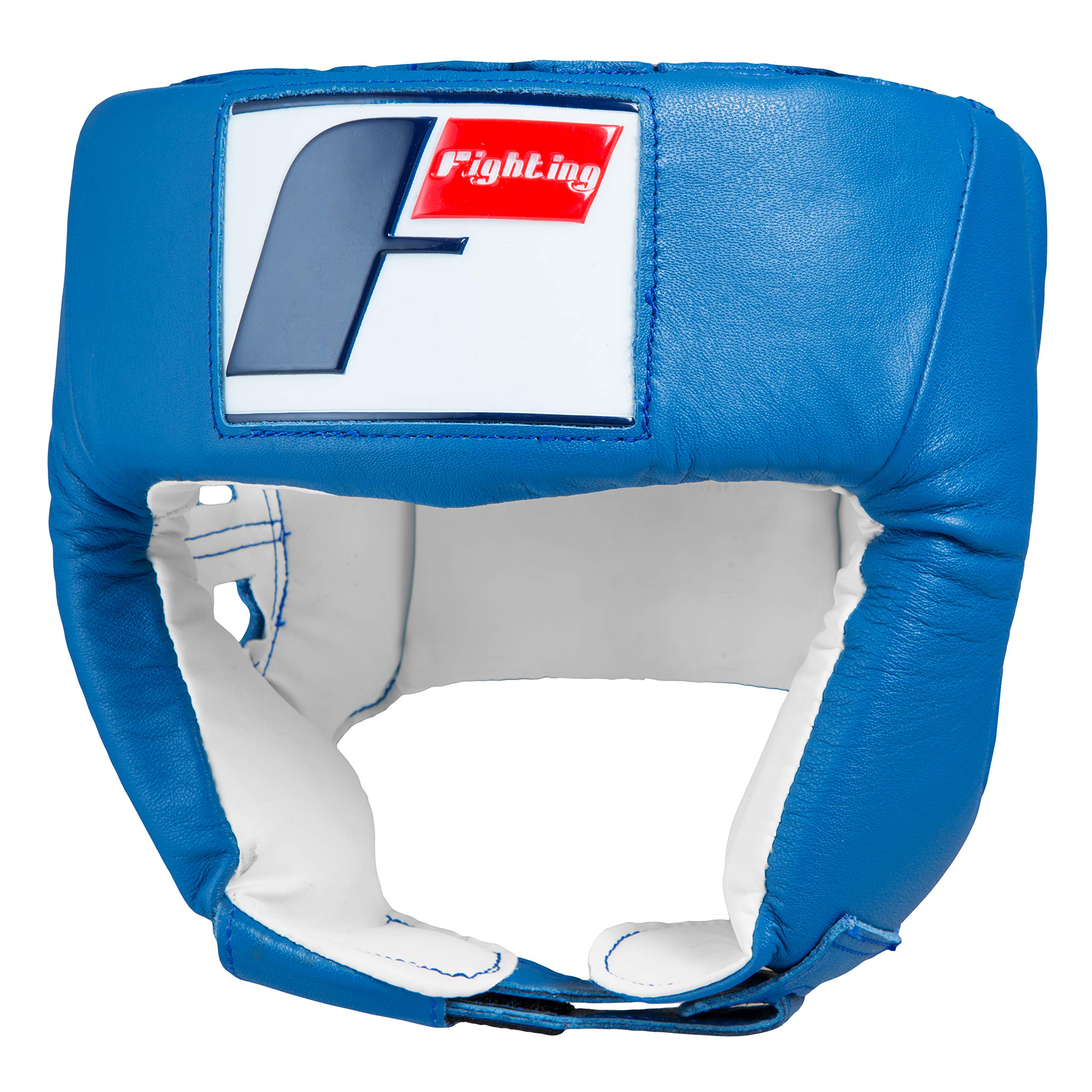 Fighting Sports USA Open Face Boxing Headgear - Small Size, Blue for Training & Sparring | Protective Boxing Gear for Fighters & Athletes