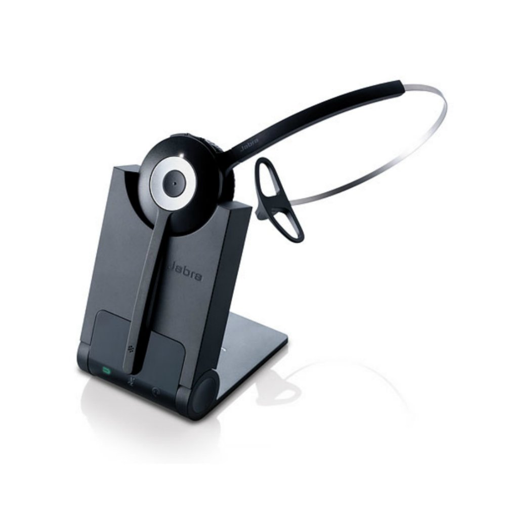 Jabra Pro 920 Wireless Monaural Convertible Headset - Bluetooth Office Headset with Noise Cancellation for Call Center, Business, and Remote Work