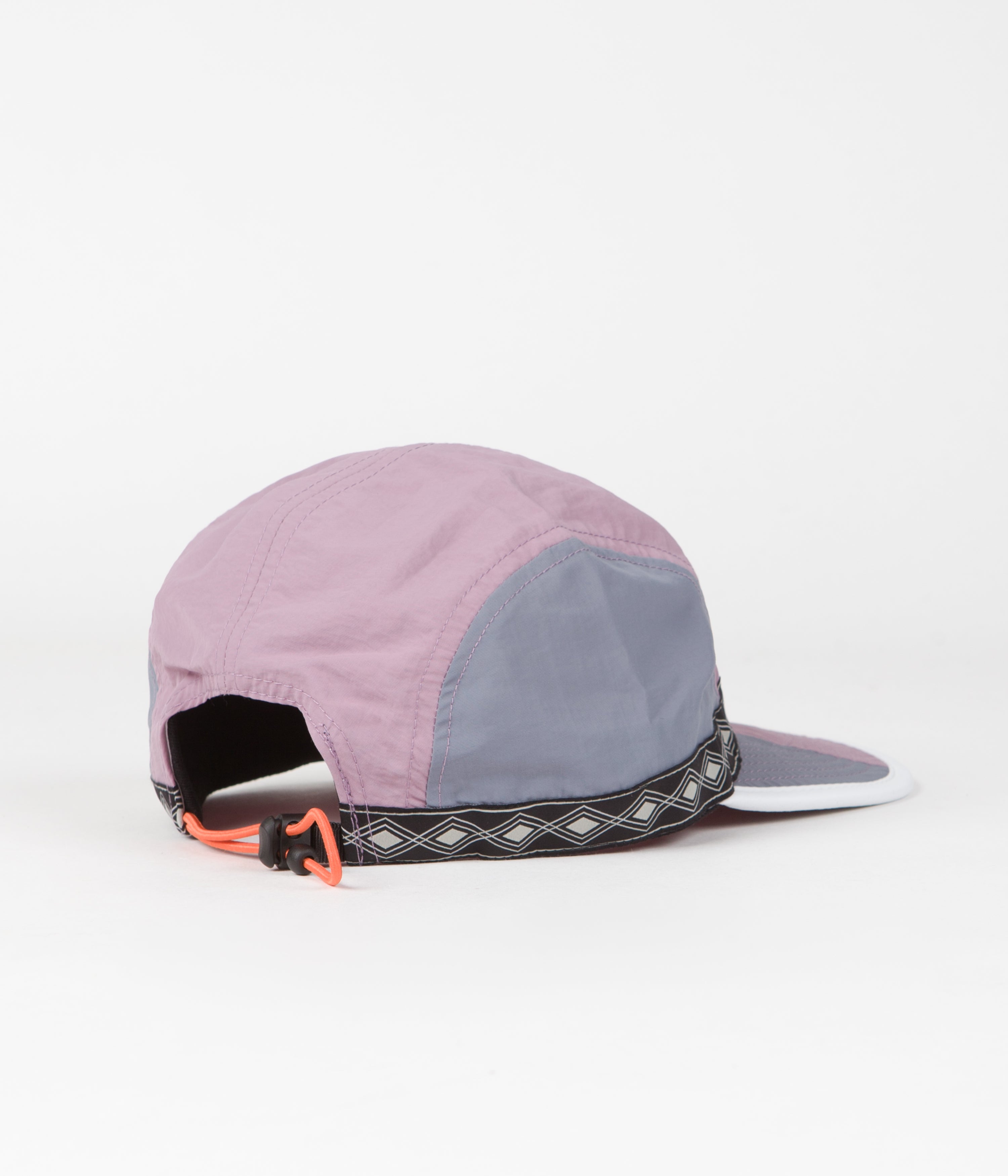 Butter Goods Basecamp 5 Panel Cap - Mauve Purple Adjustable Dad Hat for Men & Women - Perfect for Outdoor Camping, Hiking and Streetwear Fashion