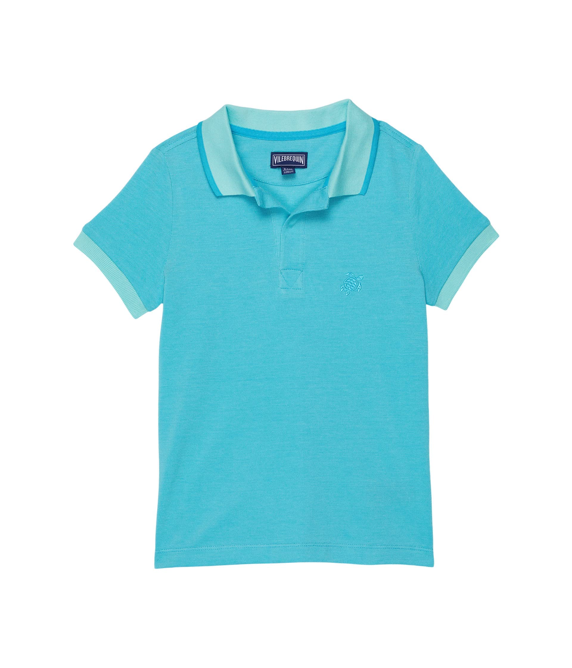 Vilebrequin Boys' Pantin Pique Polo Shirt - Short Sleeve Cotton Top for Toddler, Little & Big Kids - Perfect for Beach, Pool & Summer Outings