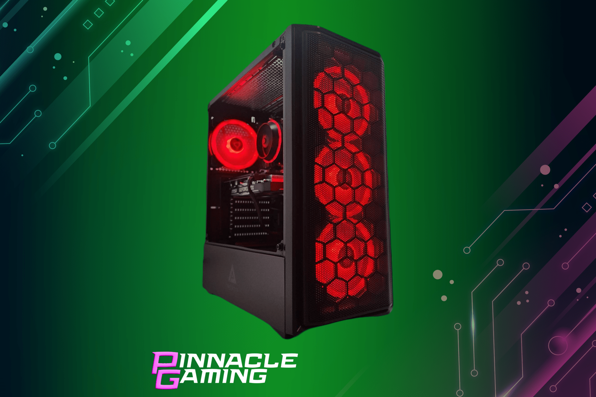 Custom Gaming Desktop PC - AMD Ryzen 5 Processor, NVIDIA RTX 3060 Graphics, 500GB SSD, 8GB DDR4 RAM, Black Predator Design - Perfect for 1080p Gaming, Streaming & Esports