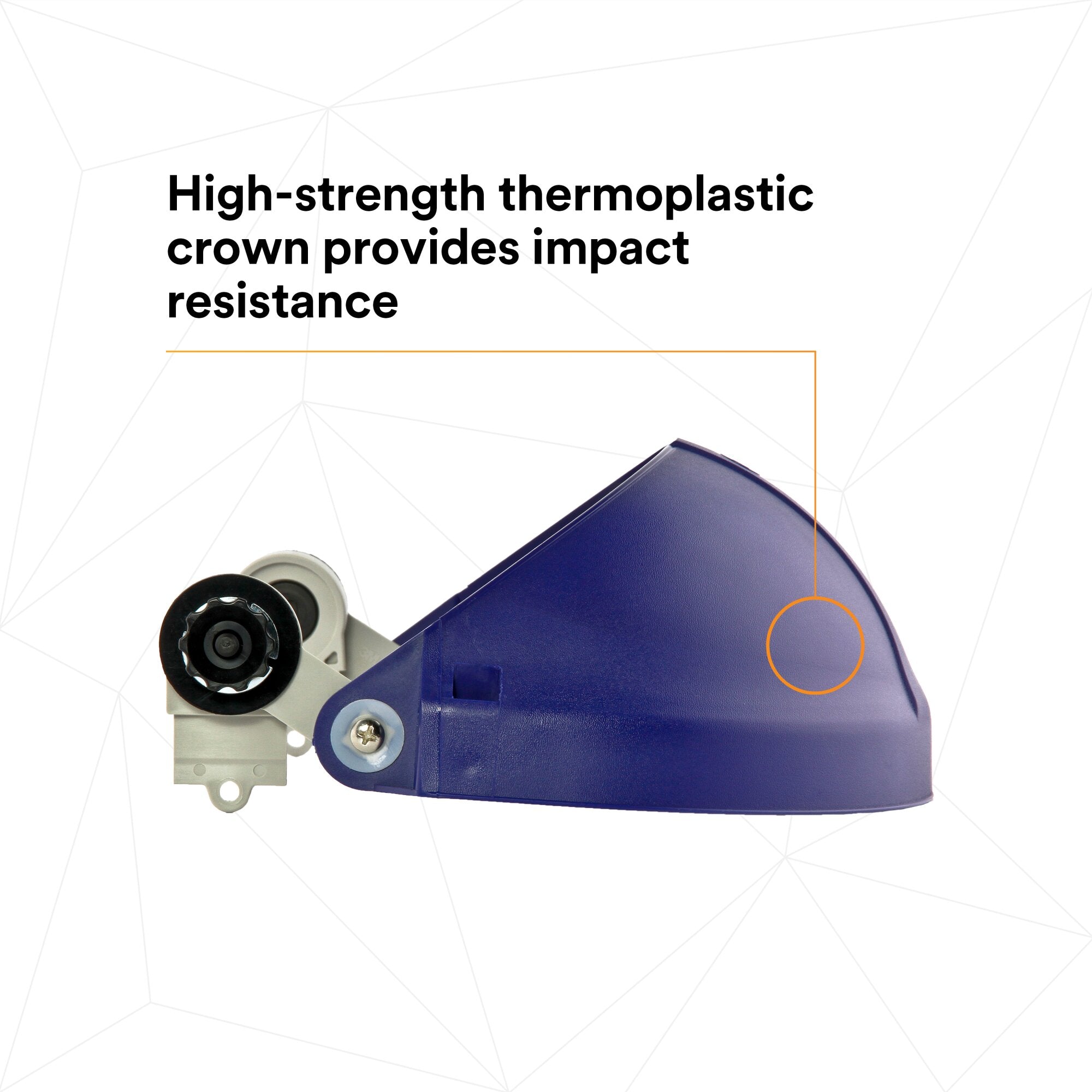 3M Cap Mount Hard Hat H18 (82502-00000) - ANSI-Compliant Safety Helmet for Construction, Mining & Industrial Work