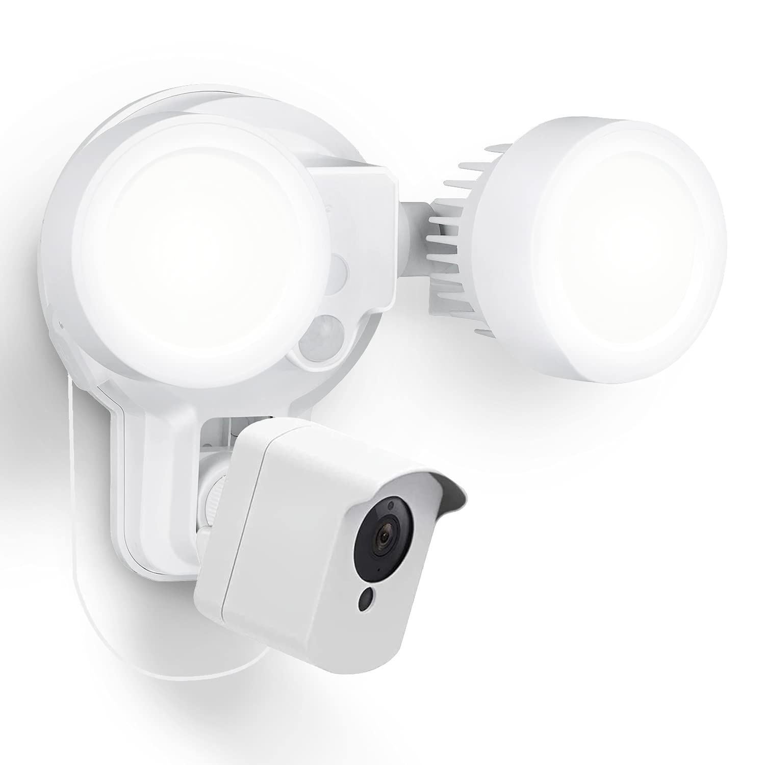 4-in-1 Wyze Cam Floodlight with Built-in Charger, Wall Mount & Weatherproof Case - Perfect for Outdoor Security, Home Monitoring & Night Vision (Camera Sold Separately) - Ideal for Backyard, Garage & Front Door Surveillance