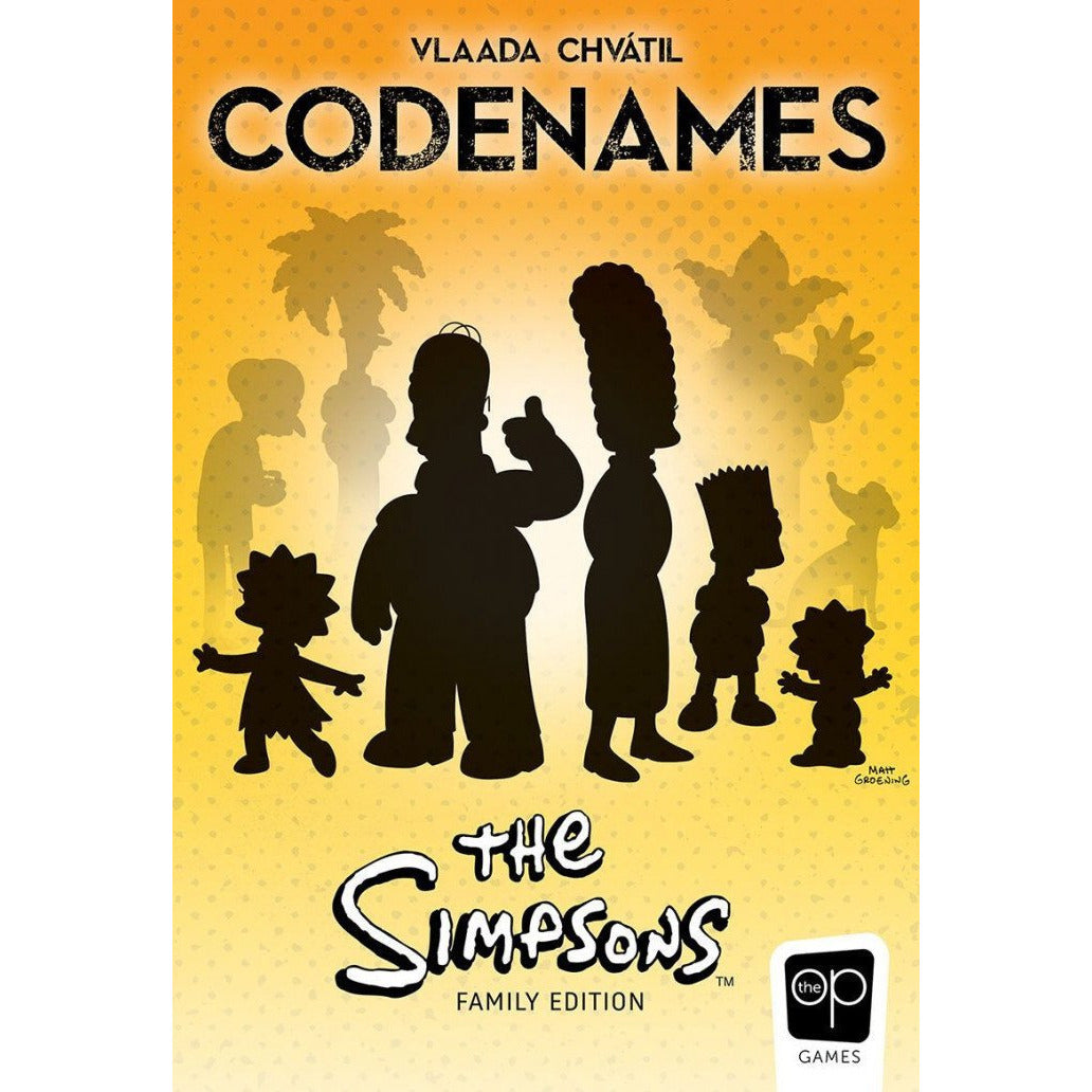 Codenames Simpsons Board Game - Fun Family Party Card Game for Adults & Kids - Perfect for Game Nights, Parties, and Team Building Activities