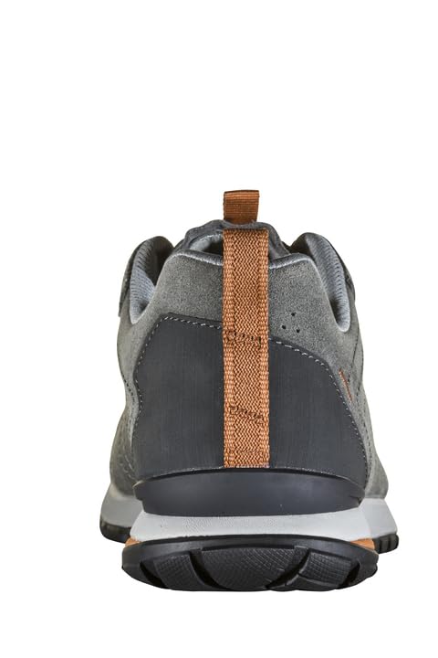 Oboz Men's Bozeman Low Leather Hiking Shoes - Lightweight & Durable Outdoor Footwear for Trail Walking, Camping & Adventure Travel
