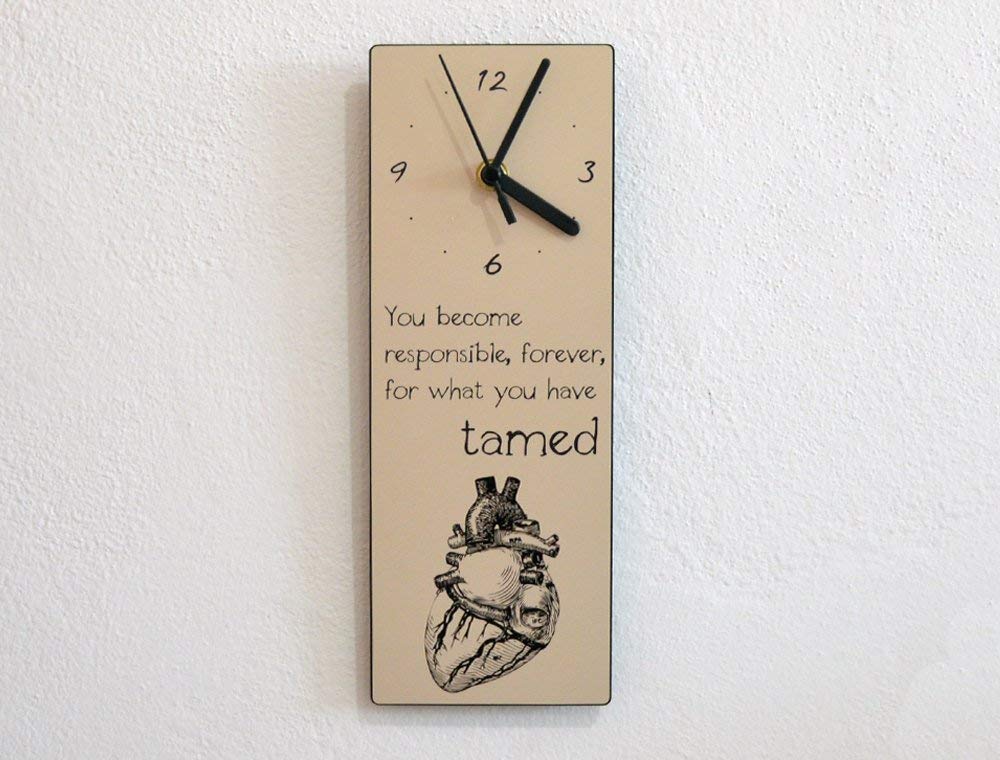 Prince Quotes Wall Clock - Vintage Home Decor for Living Room