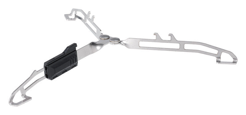 MSR Universal Canister Stand - Lightweight Compact Camping Stove Support for Backpacking, Hiking & Outdoor Cooking | Perfect for Gas Canisters in All Weather Conditions